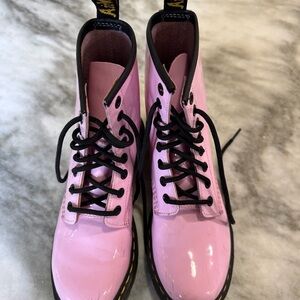Pink Lace-Up Dr. Marten’s Women's Boots